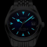 Nivada Grenchen 38mm Super Antarctic Blue with Date #32076A04