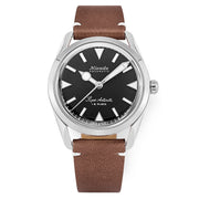 Nivada Grenchen 35mm Super Antarctic Black Dial Watch #35014M14