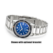 Squale 300 Meter Swiss Made Automatic Dive Watch with Blue Dial  #SUB-39BL Bracelet View