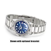 Squale 300 Meter Swiss Made Automatic Dive Watch with Blue Dial  #SUB-39RD Bracelet Option
