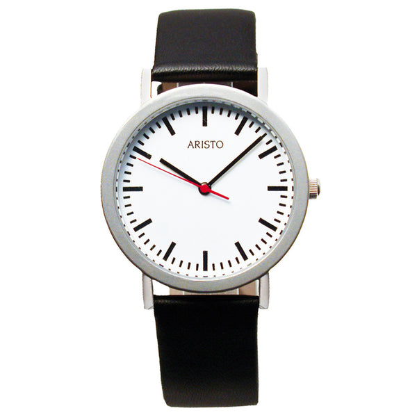 Aristo 36mm Bauhaus Railroad Watch #3H03 zoom