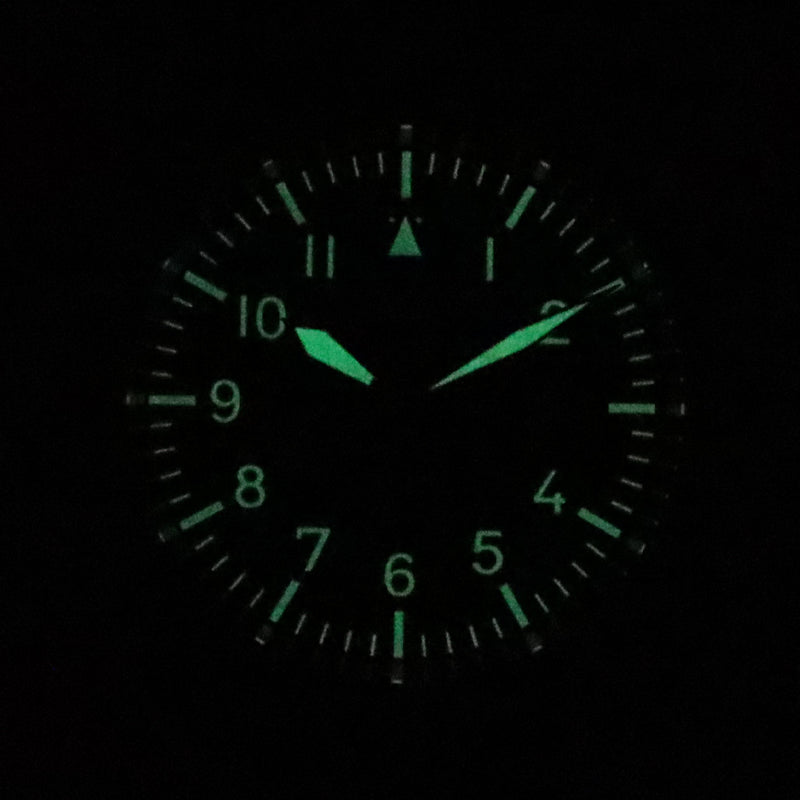 Aristo 38.5mm Swiss Automatic Aviator Watch with Sapphire Crystal #3H15N