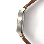 Aristo Vintage Marine Swiss Mechanical Watch with Grey Dial #3H215 Crown