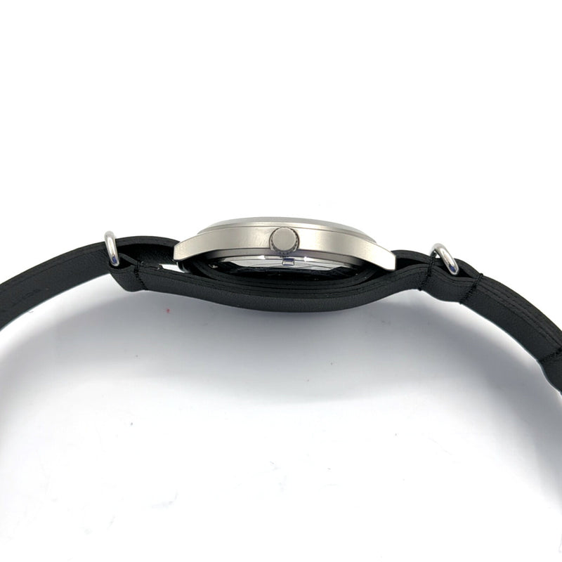 Aristo 38mm Navy Style Swiss Automatic Watch with Black Dial #3H221 Crown