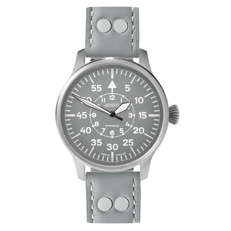 Aristo Swiss Automatic Pilot Watch with Grey B-Dial #3H231