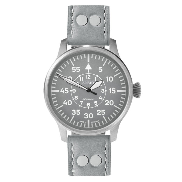 Aristo Swiss Automatic Pilot Watch with Grey B-Dial #3H231