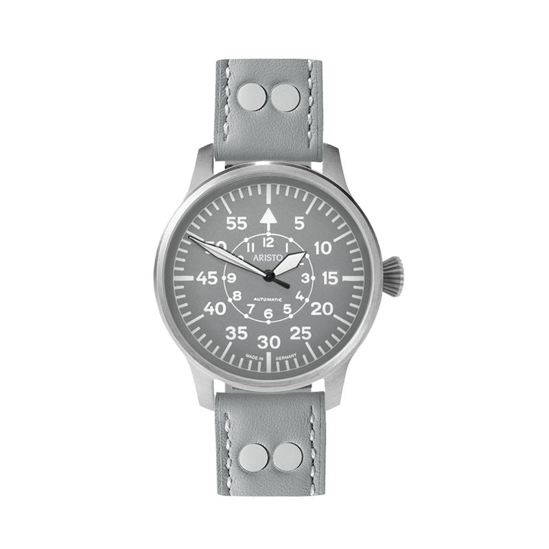 Aristo Swiss Automatic Pilot Watch with Grey B-Dial #3H231