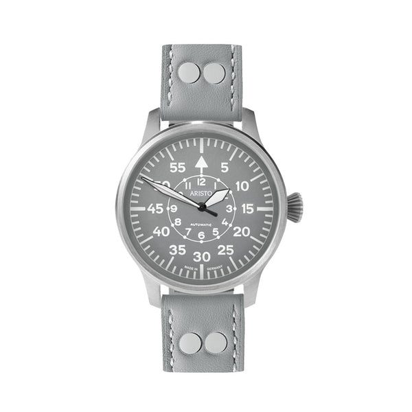 Aristo Swiss Automatic Pilot Watch with Grey B-Dial #3H231