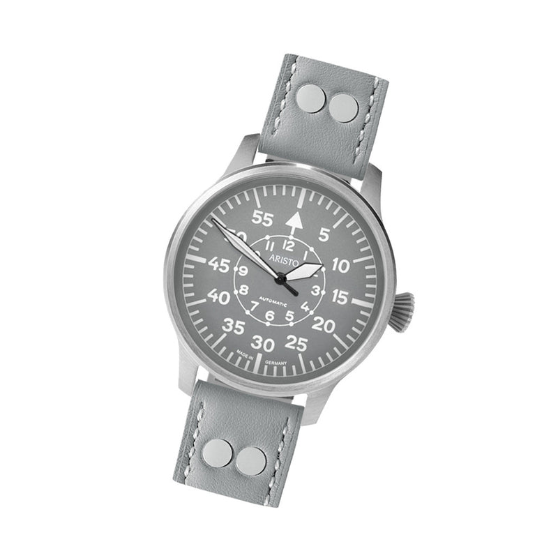 Aristo Swiss Automatic Pilot Watch with Grey B-Dial #3H231
