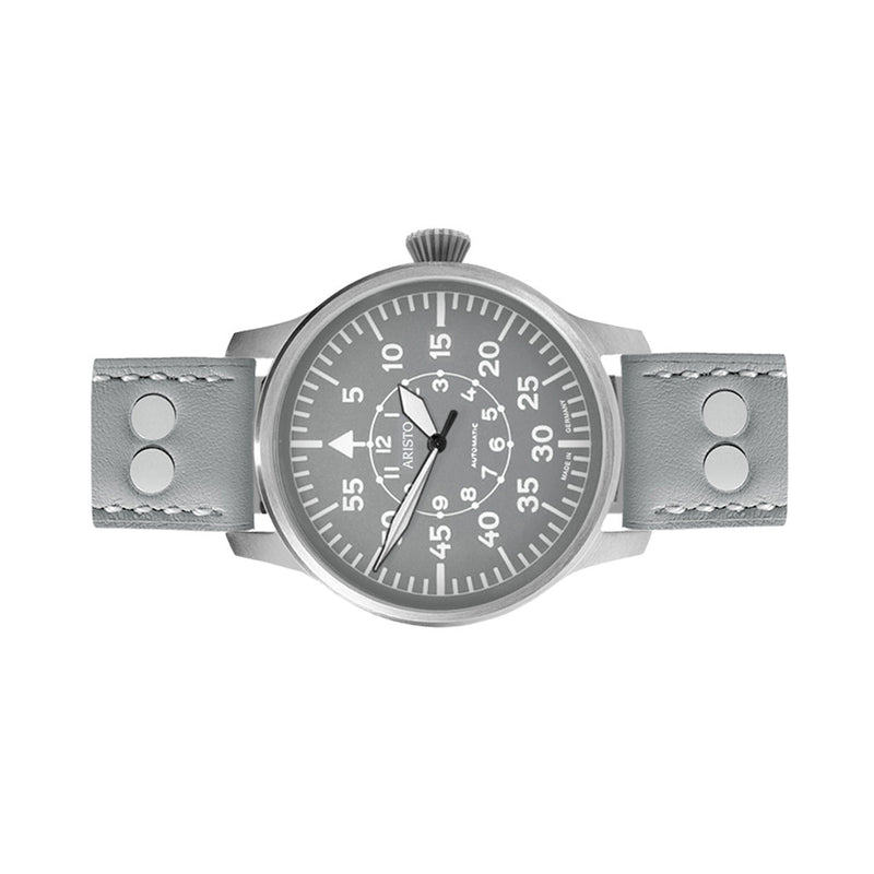 Aristo Swiss Automatic Pilot Watch with Grey B-Dial #3H231