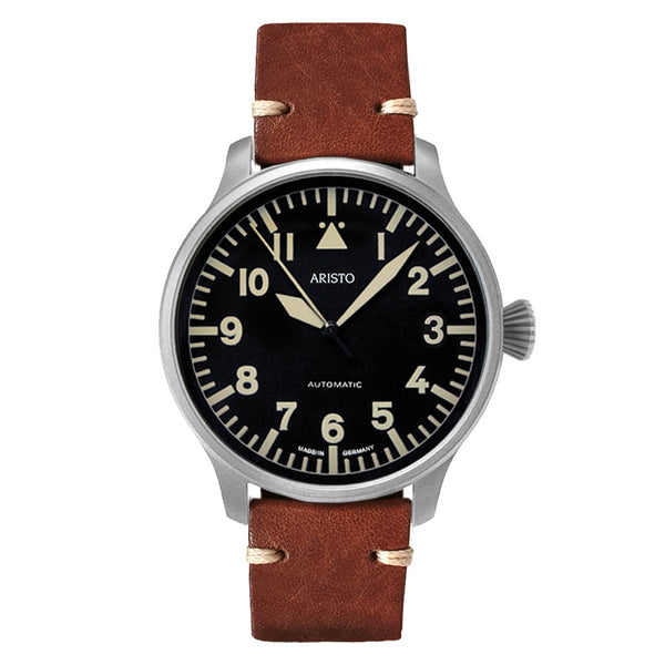 Aristo Swiss Automatic Pilot Watch with Black A-Dial #3H232