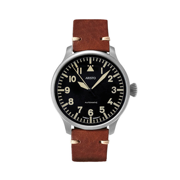 Aristo Swiss Automatic Pilot Watch with Black A-Dial #3H232