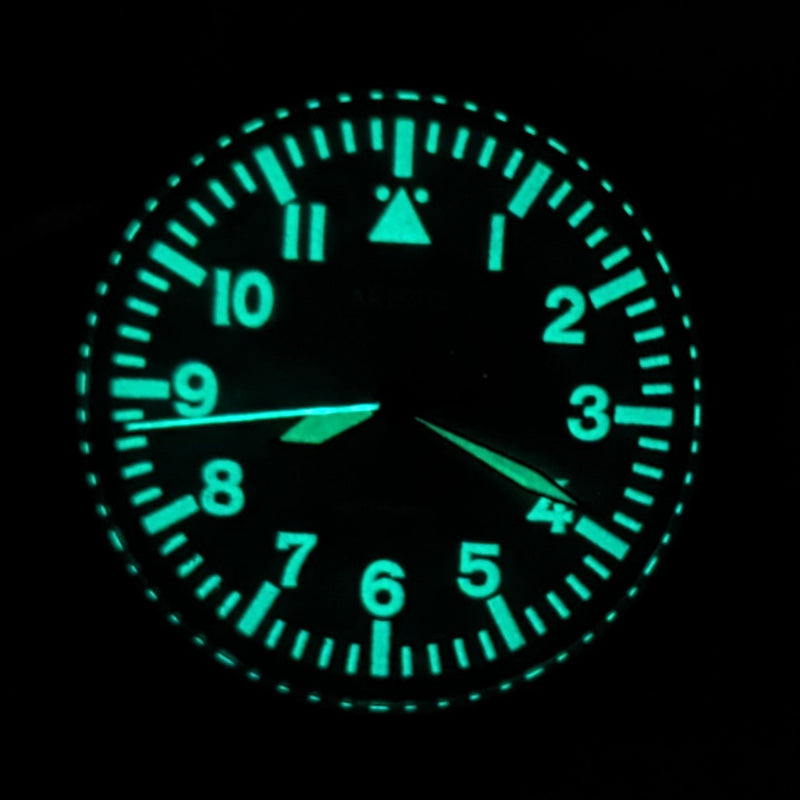 Aristo Swiss Automatic Pilot Watch with Black A-Dial #3H232