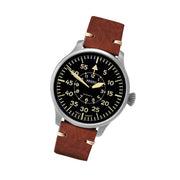 Aristo Swiss Automatic Pilot Watch with Black B-Dial #3H233