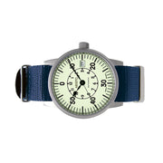 Aristo 38.5mm Swiss Automatic Full Lume Aviator Watch #3H239