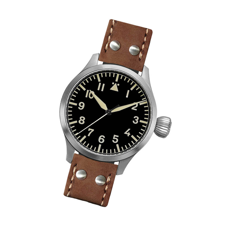Aristo Pilot 47 "A-Dial" Sandblasted Watch with Swiss Movement #3H265