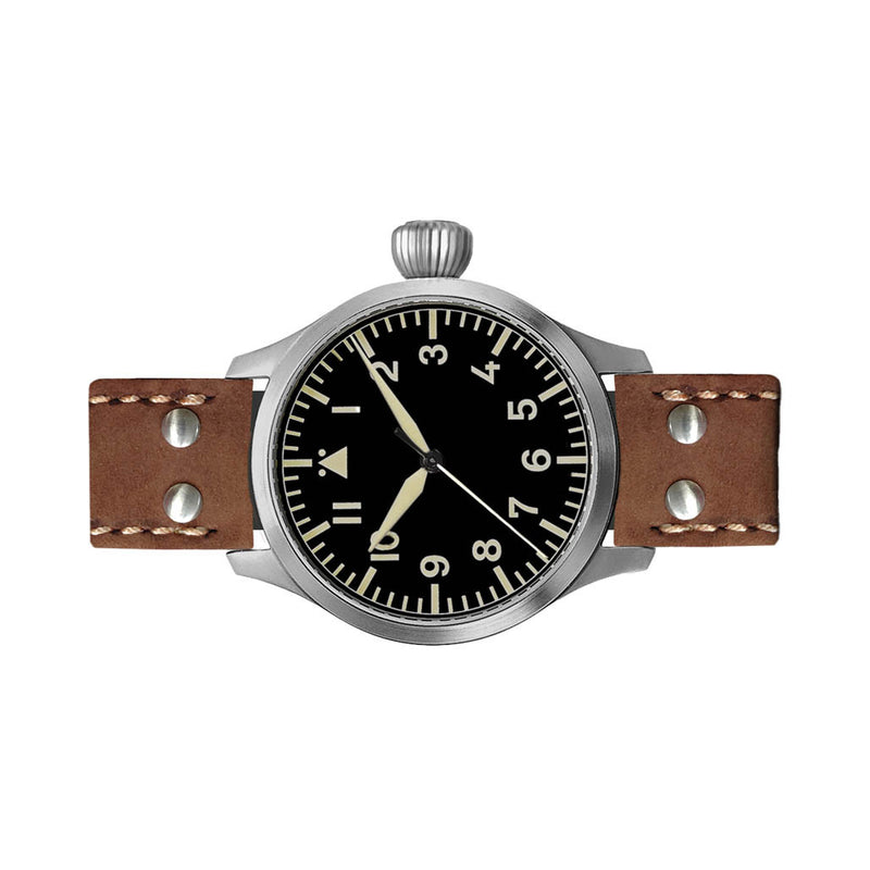 Aristo Pilot 47 "A-Dial" Sandblasted Watch with Swiss Movement #3H265
