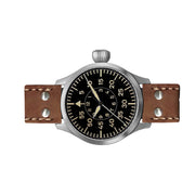 Aristo Pilot 47 "B-Dial" Sandblasted Watch with Swiss Movement #3H266