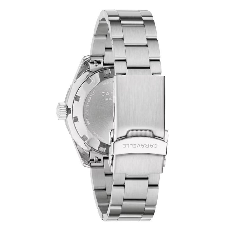 Caravelle Sea Hunter Automatic Watch with Orange Dial #43B177
