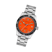 Caravelle Sea Hunter Automatic Watch with Orange Dial #43B177