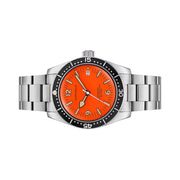 Caravelle Sea Hunter Automatic Watch with Orange Dial #43B177