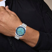Caravelle Sea Hunter Automatic Watch with Blue Dial #43B178