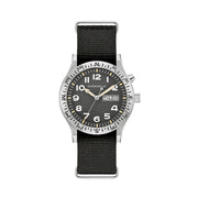 Caravelle "Light Up" Field Watch with Black Dial #43C125