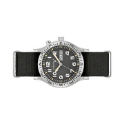 Caravelle "Light Up" Field Watch with Black Dial #43C125
