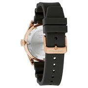 Caravelle Sea Hunter Automatic Goldtone Watch with Black Dial #44B130