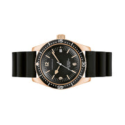 Caravelle Sea Hunter Automatic Goldtone Watch with Black Dial #44B130