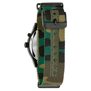 Caravelle "Light Up" Field Watch with Green Dial #45C121