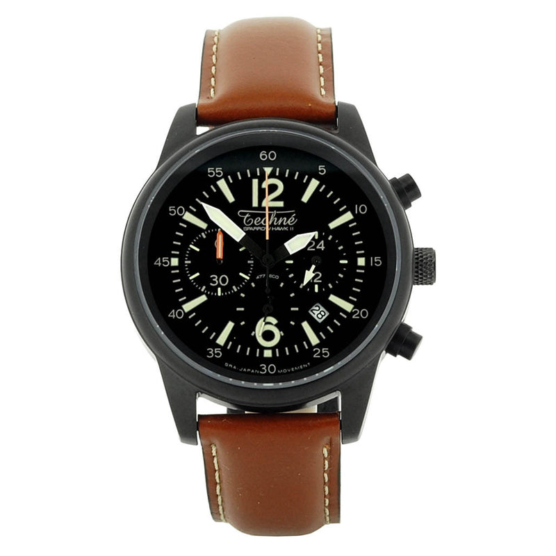Techne 41.5mm SparrowHawk II Quartz Chronograph with 24-Hour Sub-Dial #477.153