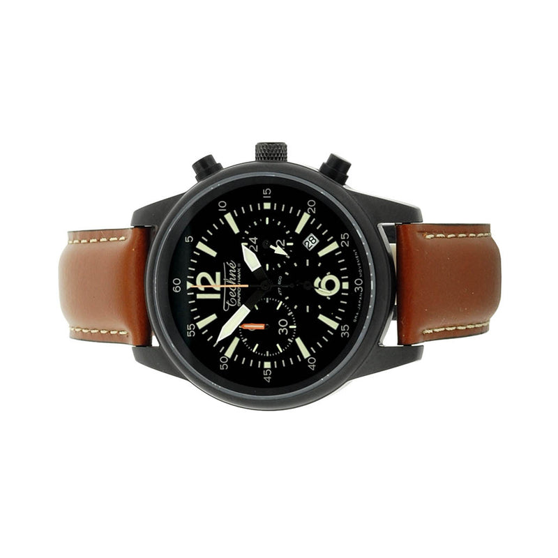Techne 41.5mm SparrowHawk II Quartz Chronograph with 24-Hour Sub-Dial #477.153