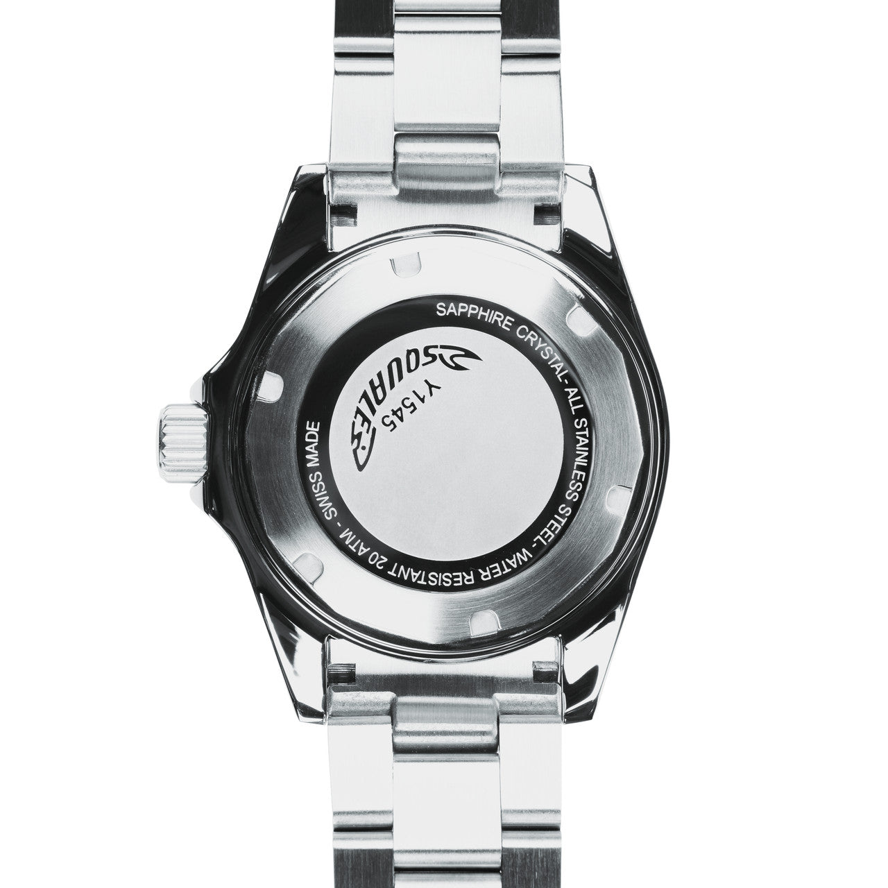 Squale Swiss Automatic Dive watch with Black Dial and Green Bezel