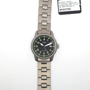 Aristo 40mm Titanium Swiss Automatic Aviator Watch #5H101TIBI