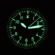 Aristo 40mm Titanium Swiss Automatic Aviator Watch #5H101TIBI
