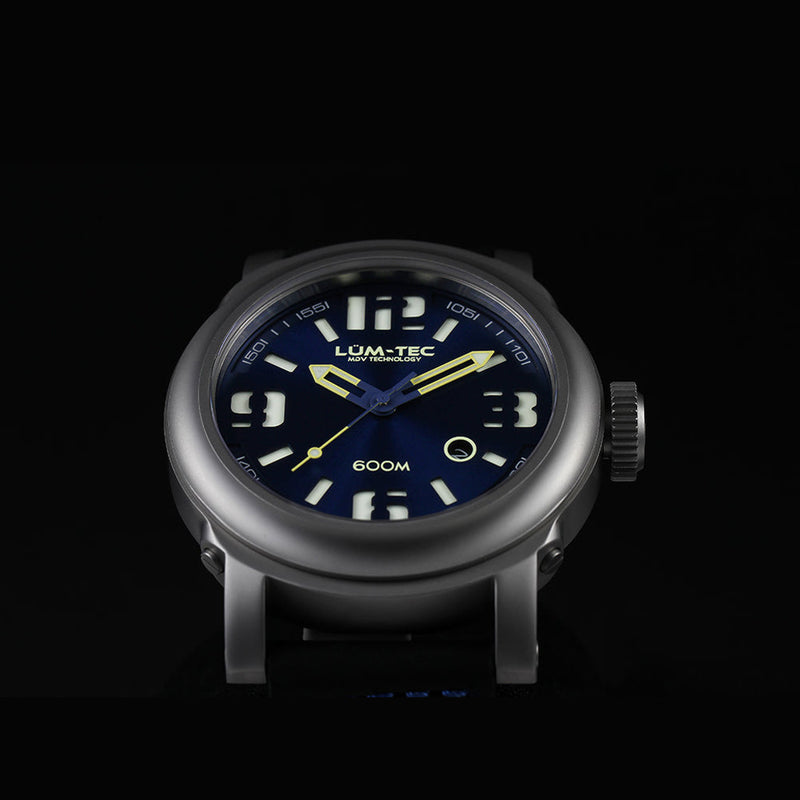 Lum-Tec 48mm High-Beat Automatic Watch with AR Sapphire Crystal #600M-2