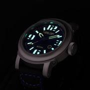 Lum-Tec 48mm High-Beat Automatic Watch with AR Sapphire Crystal #600M-2 Lume