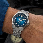 Formex REEF Swiss Automatic Chronometer Dive Watch with Sunburst Blue Dial #2201-1-6333-100