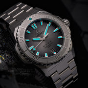 Formex Baby REEF 39.5mm Swiss Automatic Chronometer Dive Watch with Sunburst Grey Dial #2201-1-6341-100