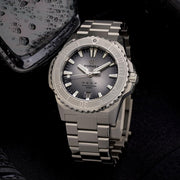 Formex Baby REEF 39.5mm Swiss Automatic Chronometer Dive Watch with Sunburst Grey Dial #2201-1-6341-100