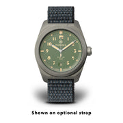 Formex Swiss Automatic Field Watch with Sage Green Dial and Velcro Strap #0660.1.6503.121 Optional