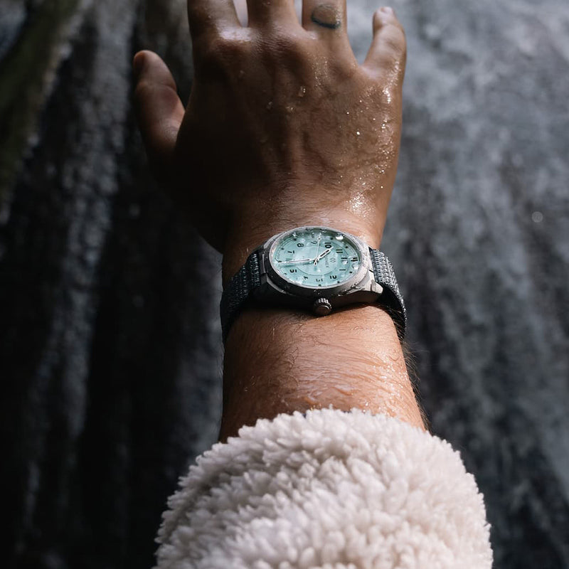 Formex Swiss Automatic Titanium Field Watch with Ice Blue Dial #0660.1.6535.844