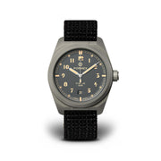 Formex Swiss Automatic Field Watch with Ash Grey Dial and Velcro Strap #0660.6543.121