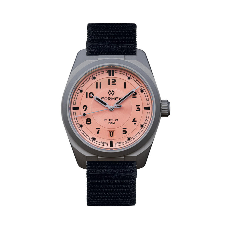Formex Swiss Automatic Titanium Field Watch with Coho Salmon Dial #0660.1.6555.822