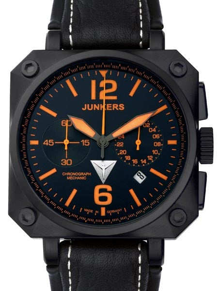 Junkers Horizon Airplane Mechanical Chronograph Watch #6702-5