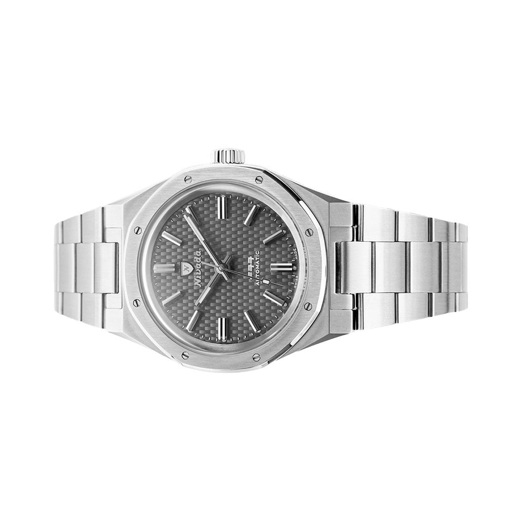 Nivada Grenchen 37mm F77 Titanium Watch with Anthracite Dial