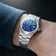 Nivada Grenchen 37mm F77 Watch with Lapis Lazuli Dial #68009A77