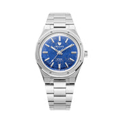 Nivada Grenchen 37mm F77 Watch with Lapis Lazuli Dial #68009A77