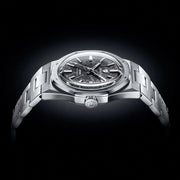Nivada Grenchen 37mm F77 Watch with Meterorite Dial #68016A77